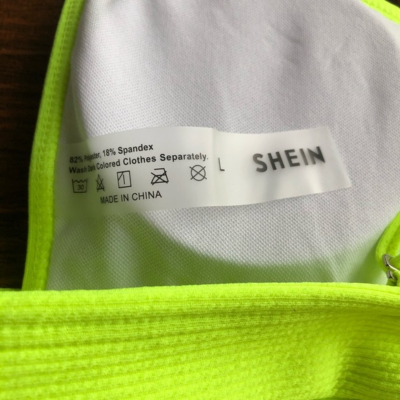 NEON GREEN SHE IN TWO PIECE - Picture 2 of 5